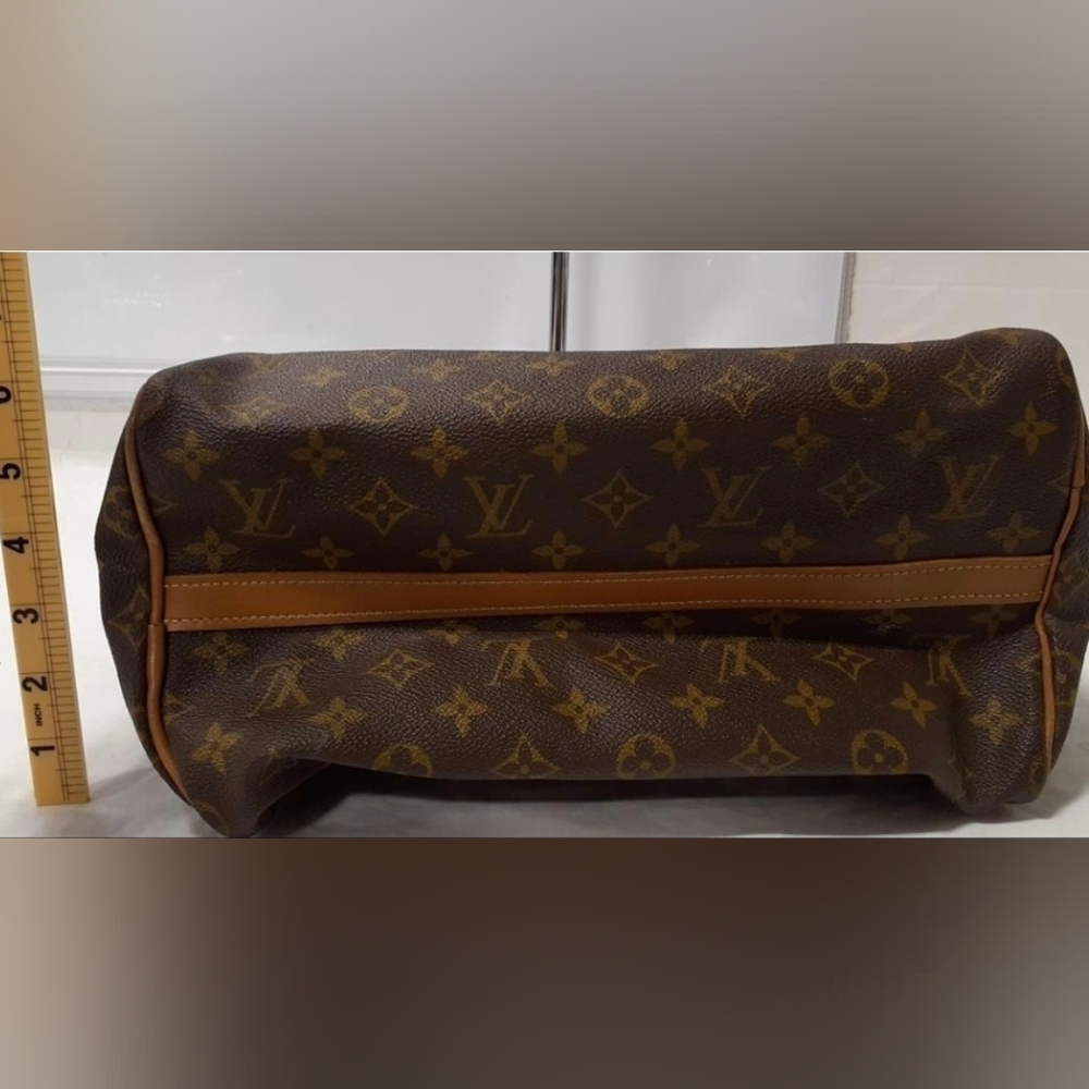 Louis Vuitton Classic Monogram Speedy 35 Bag EUC with COA - Picture 5 of 9